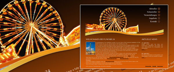 webdesign für die schaustellerplatform